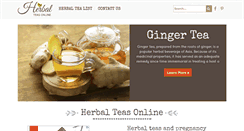 Desktop Screenshot of herbalteasonline.com